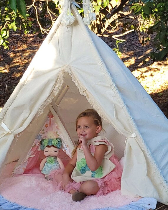 Tente enfant intérieur fille tente de jeu Fée extérieur rose