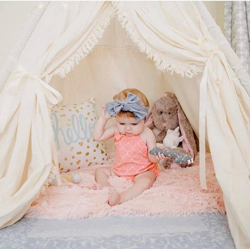 Shabby Chic Nursery Decor Boho Lace Teepee Etsy