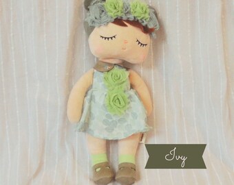 First Baby Doll, Rag Doll, Custom Rag Doll, Baby Shower Gift, Plush Doll, MeToo Angela Doll