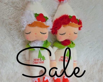 Elf Christmas Doll, Personalized Doll with Name