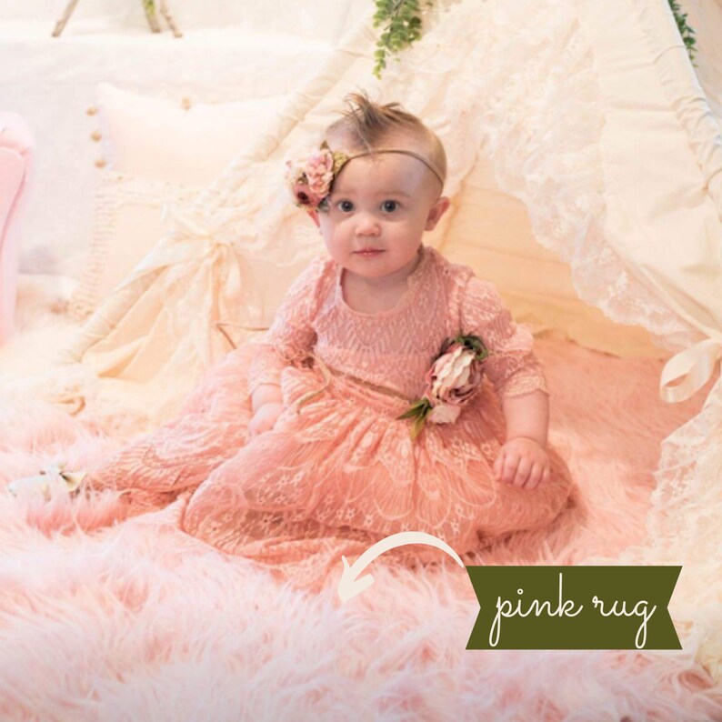 Teepee Tent with Lace Teepee with Mat BABY BIANCA image 8