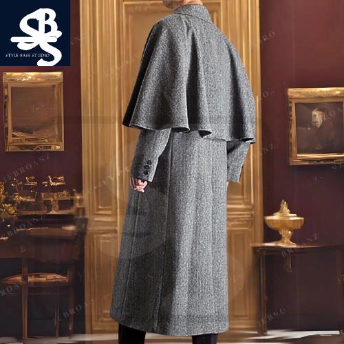 Handmade Inverness Cape Coat – A Custom Made Wool Overcoat