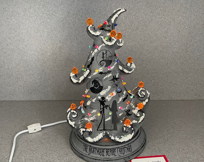 Nightmare Before Christmas Ceramic Tree 112922 Etsy