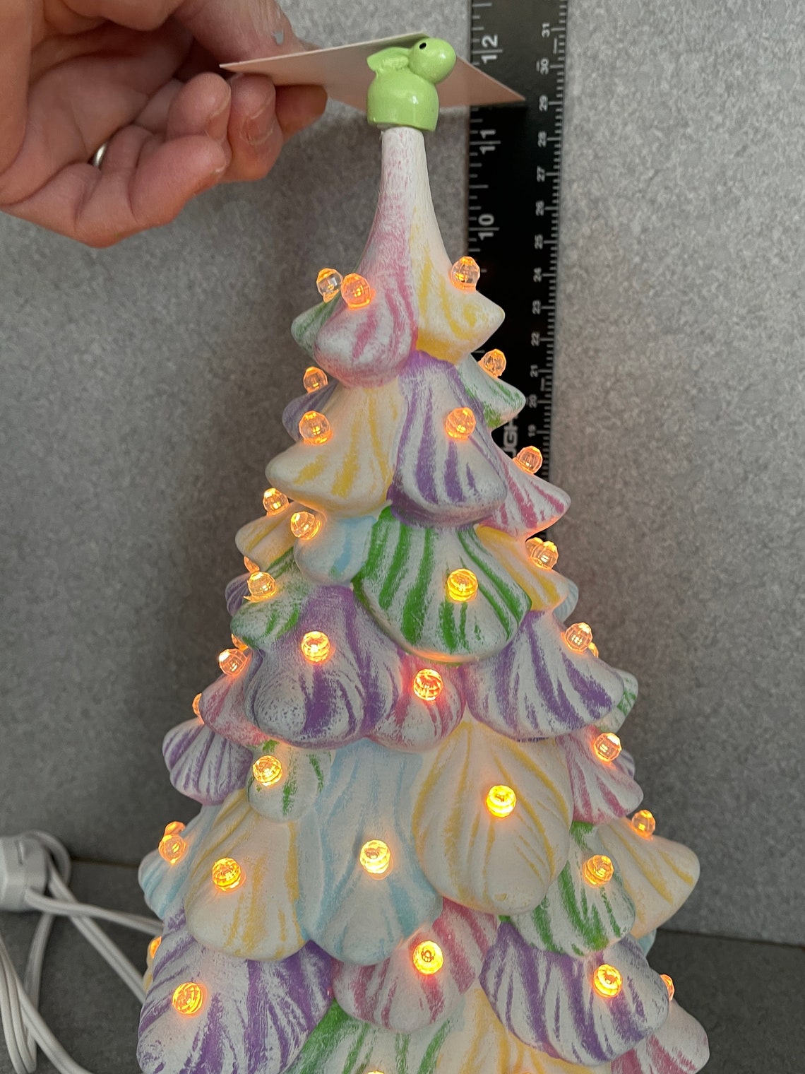 Ceramic lighted Easter or Spring Tree 12 inches 030121 Etsy
