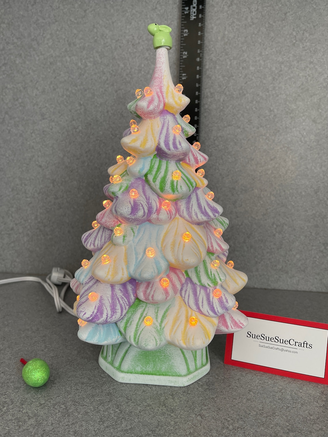 Ceramic lighted Easter or Spring Tree 12 inches 030121 Etsy