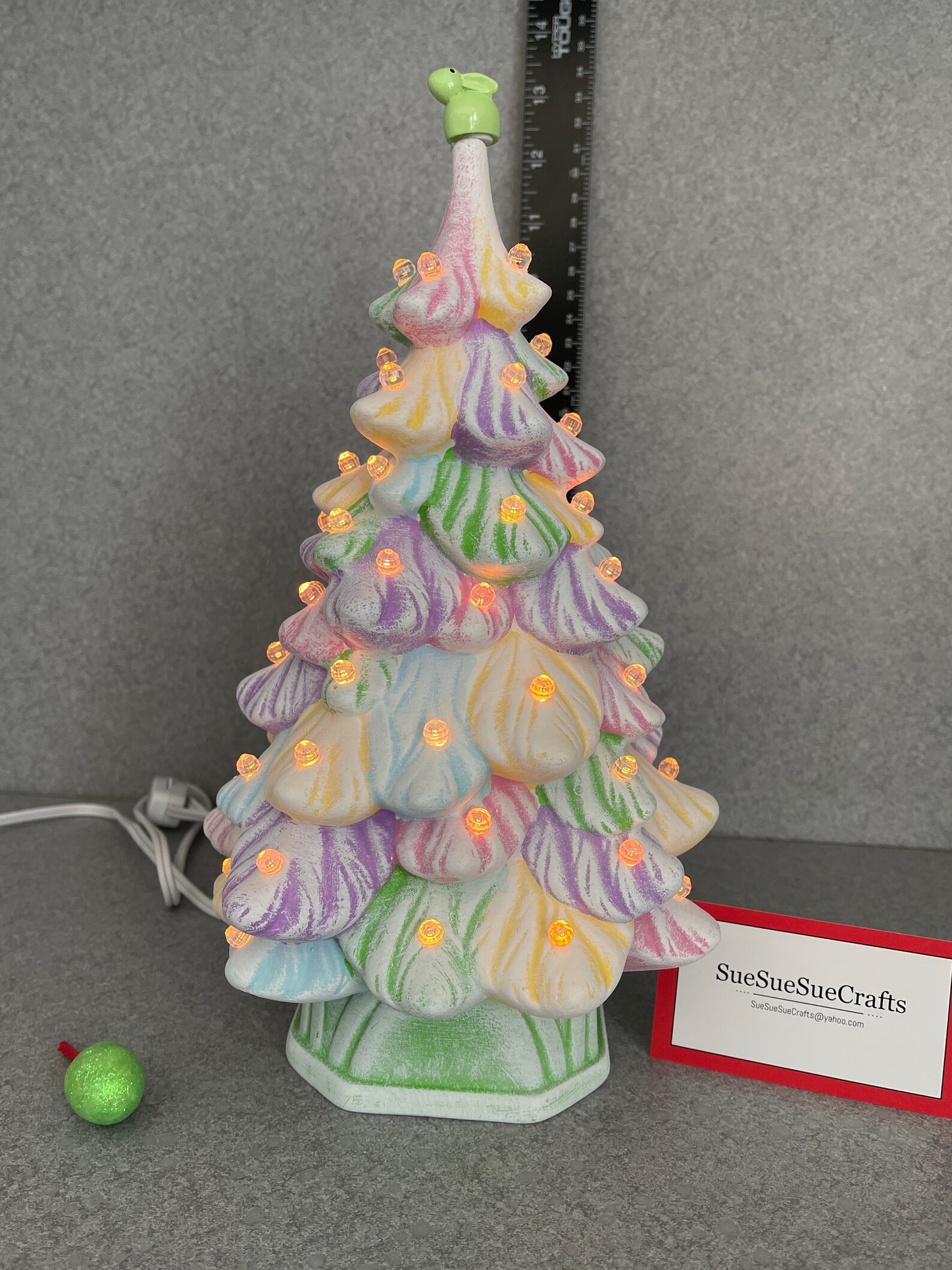 Ceramic lighted Easter or Spring Tree 12 inches 030121 Etsy