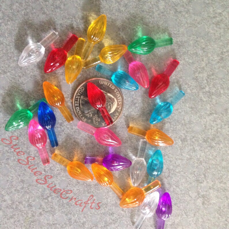 Small Plastic Twist Replacement Lights for Ceramic Christmas Etsy