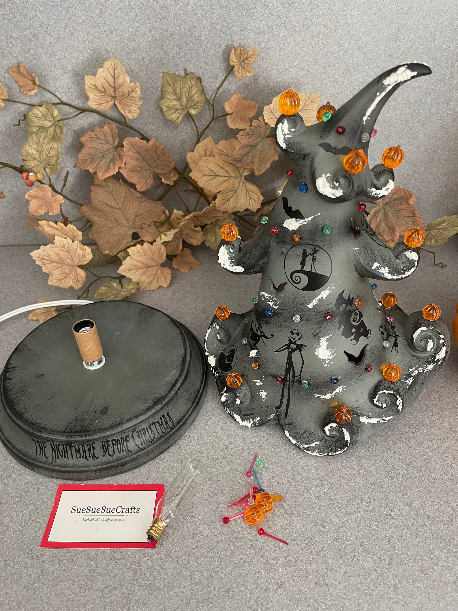 Nightmare Before Christmas Ceramic Tree 090122 Etsy