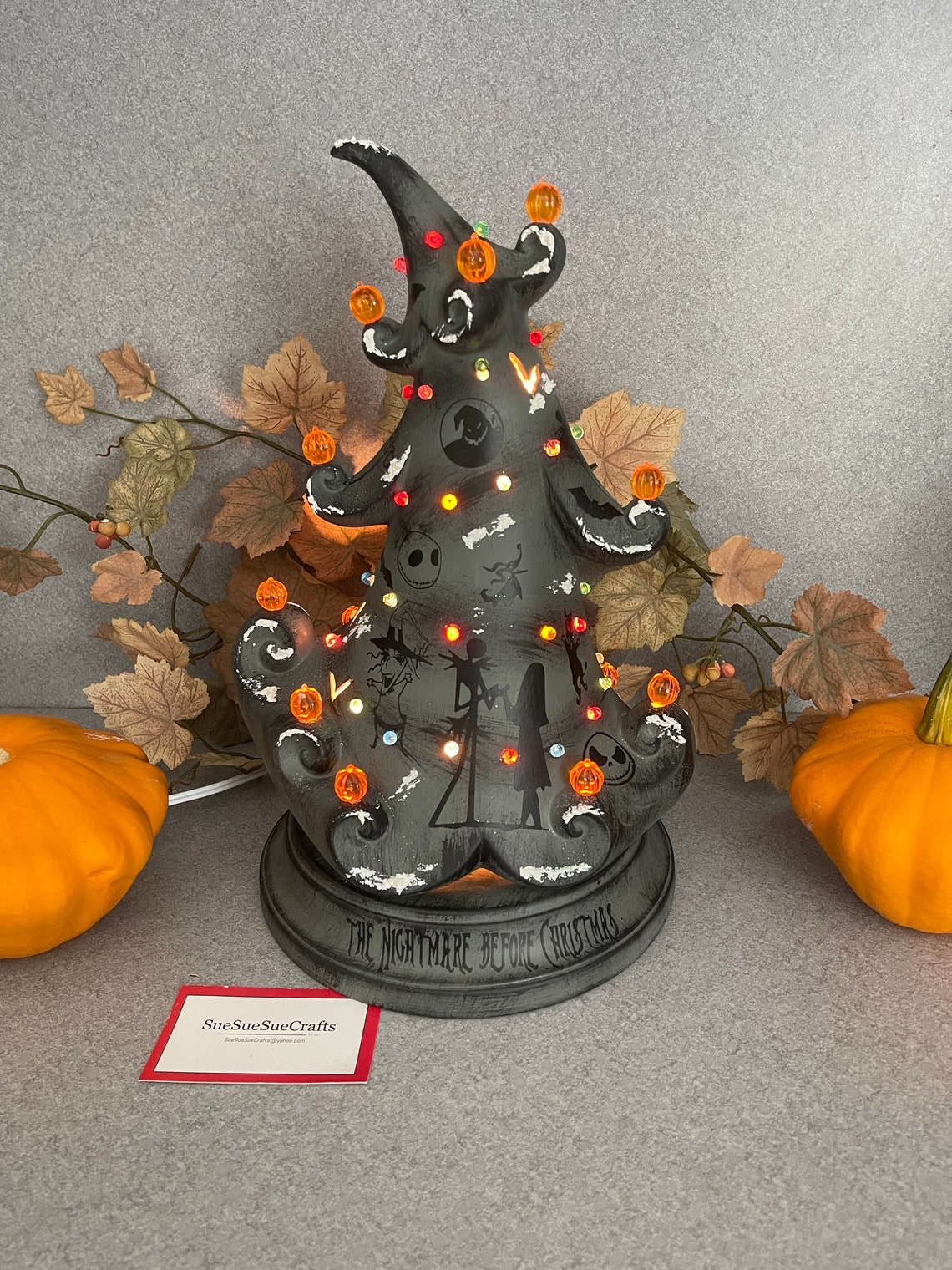 Nightmare Before Christmas Ceramic Tree 090122 Etsy