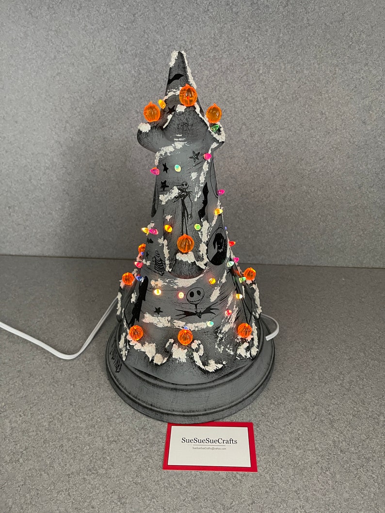 Nightmare Before Christmas Ceramic Tree 112922 Etsy