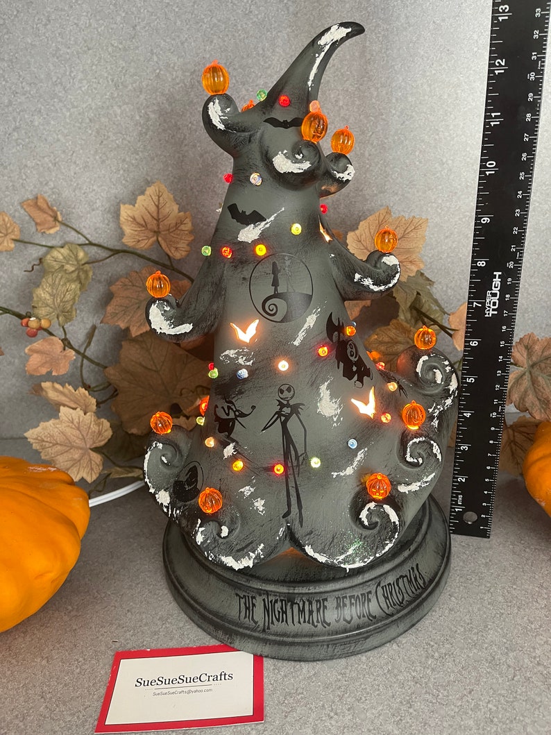 Nightmare Before Christmas Ceramic Tree 090122 Etsy