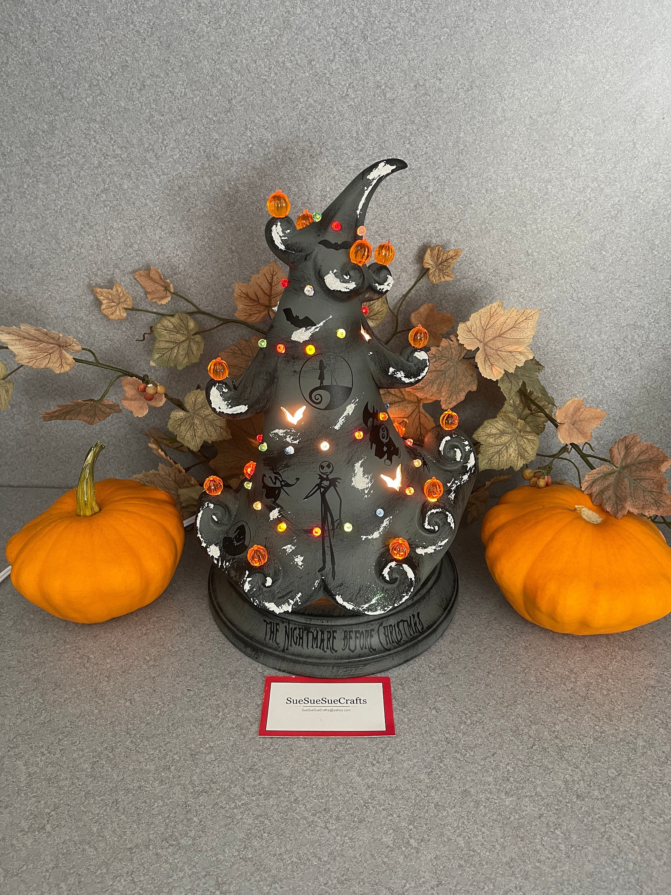 Nightmare Before Christmas Ceramic Tree 090122 Etsy