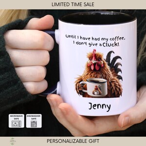 Funny Coffee Mug, Coffee Mug Gift, Coffee Cup, Chicken Coffee Mug, Coffee cup for Her, Coffee cup for Him, Funny Chicken Mug MUG039
