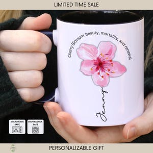 Cherry Blossom Mug, Cherry Blossom Gifts, Cherry Blossom Cup, Cherry Blossom Coffee Mug, Cherry Blossom Gifts For Her MUG035h