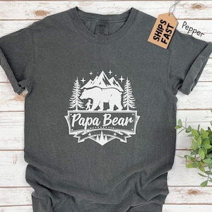 Papa Shirt, Papa Bear shirt, Dad Shirt, Valentines Gift, Bear T-Shirt, Husband Gift, Fathers day gift, Dad Bear shirt, Bear Family TS014