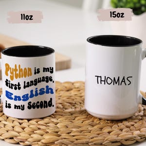 Python Coder Mug: Funny Programming Ceramic Gift MUG164 image 4