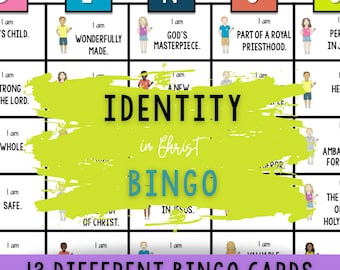 Identity in Christ BINGO Game