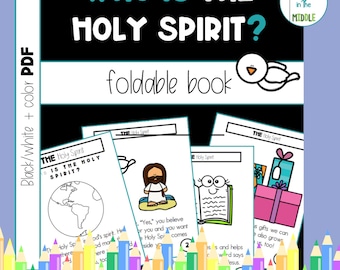 Who is the Holy Spirit Foldable Book for Kids