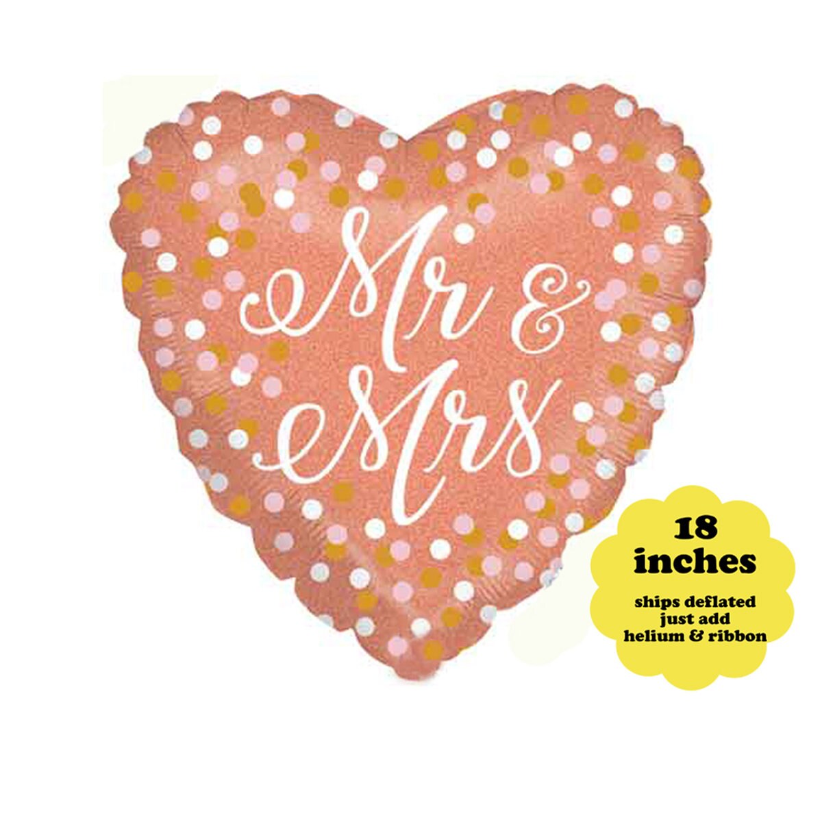 Bridal Shower Balloon Bouquet Mr & Mrs Balloon Rose Gold Etsy