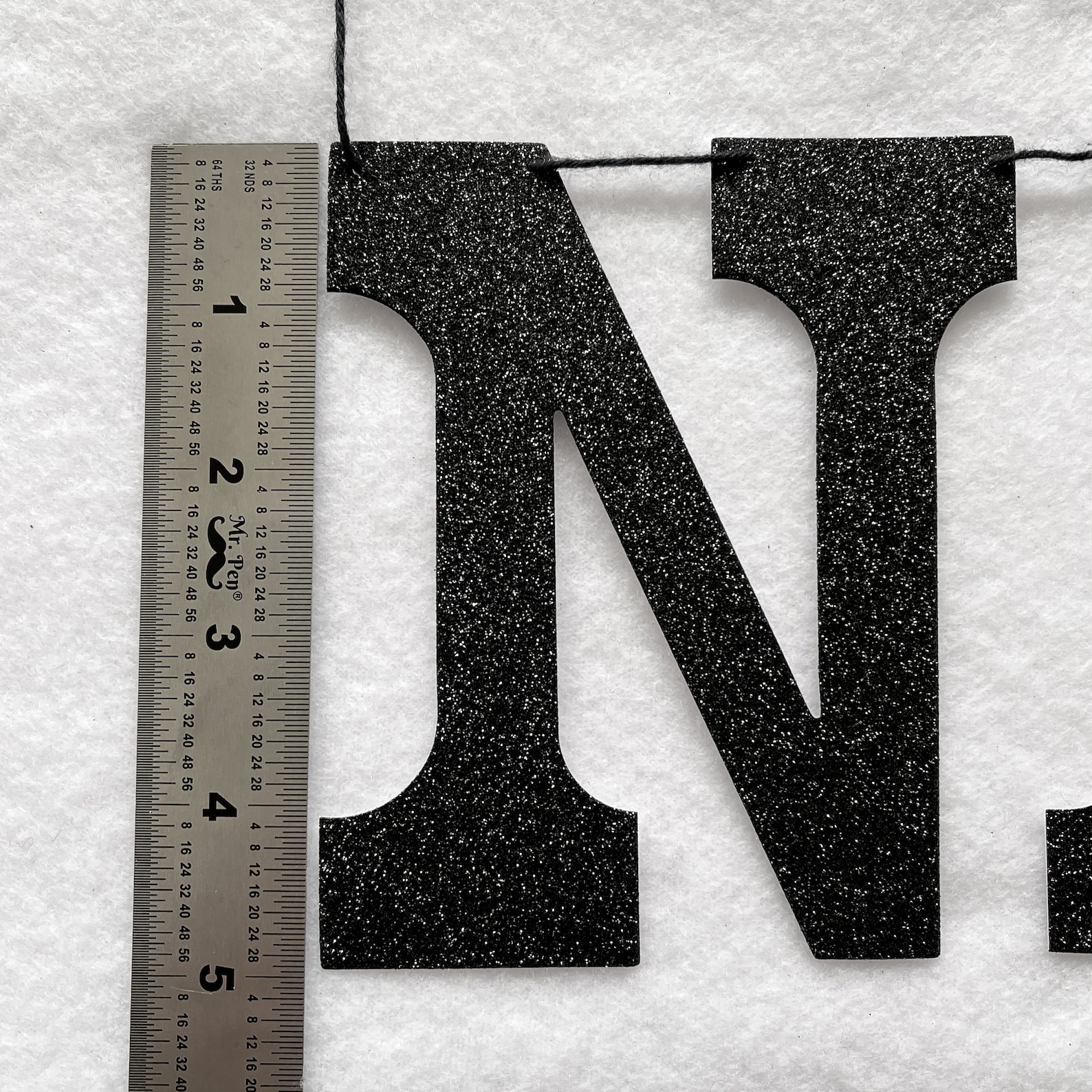 Nash Bash Banner Glitter - 5 Inch Letter - Bachelorette Party ...