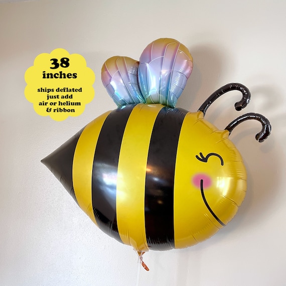 Sweet Bee Balloon - 38" Bee Birthday Party Decorations Bumble Bee Theme Baby Shower Decor Mom to Bee Mommy to Be Cute Large Bee Yellow Black Il_570xn