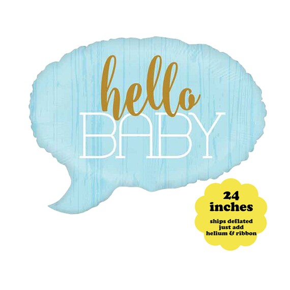O Baby Boy Balloon Shower Decorations 24