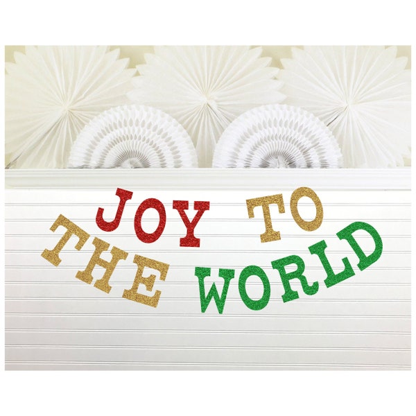 Joy to the World Banner - Etsy