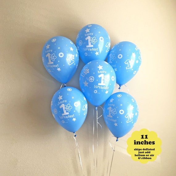 1st birthday balloons boy