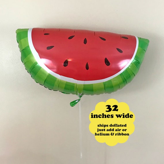 Watermelon Balloon 32" - Tutti Fruity Party Decorations Watermelon Birthday Melon Summer Picnic Watermelon Party Supplies One in a Melon Il_570xn