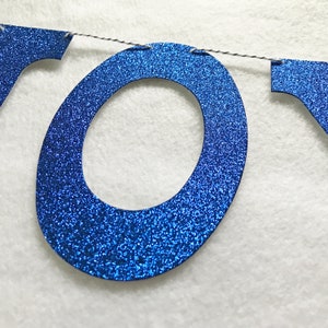 It's a Boy Airplane Banner Aviator Baby Shower Decorations Glitter 5 Inch Letters image 4