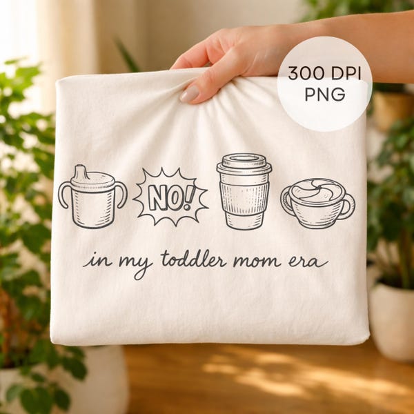 In mijn peuter moedertijdperk shirt png, mamashirt voor peuters png, overstimuleerde moeders png, schattige moeder moederdag png, moederschap png, vermoeide moeder png