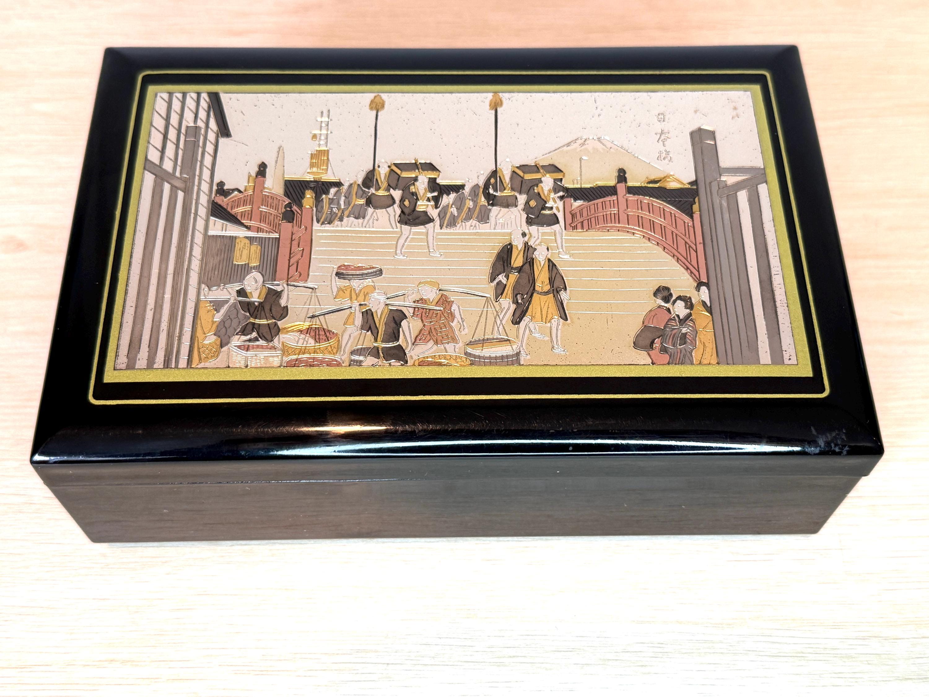 Chokin Jewelry Box - Etsy Chokin Jewelry Box - Etsy