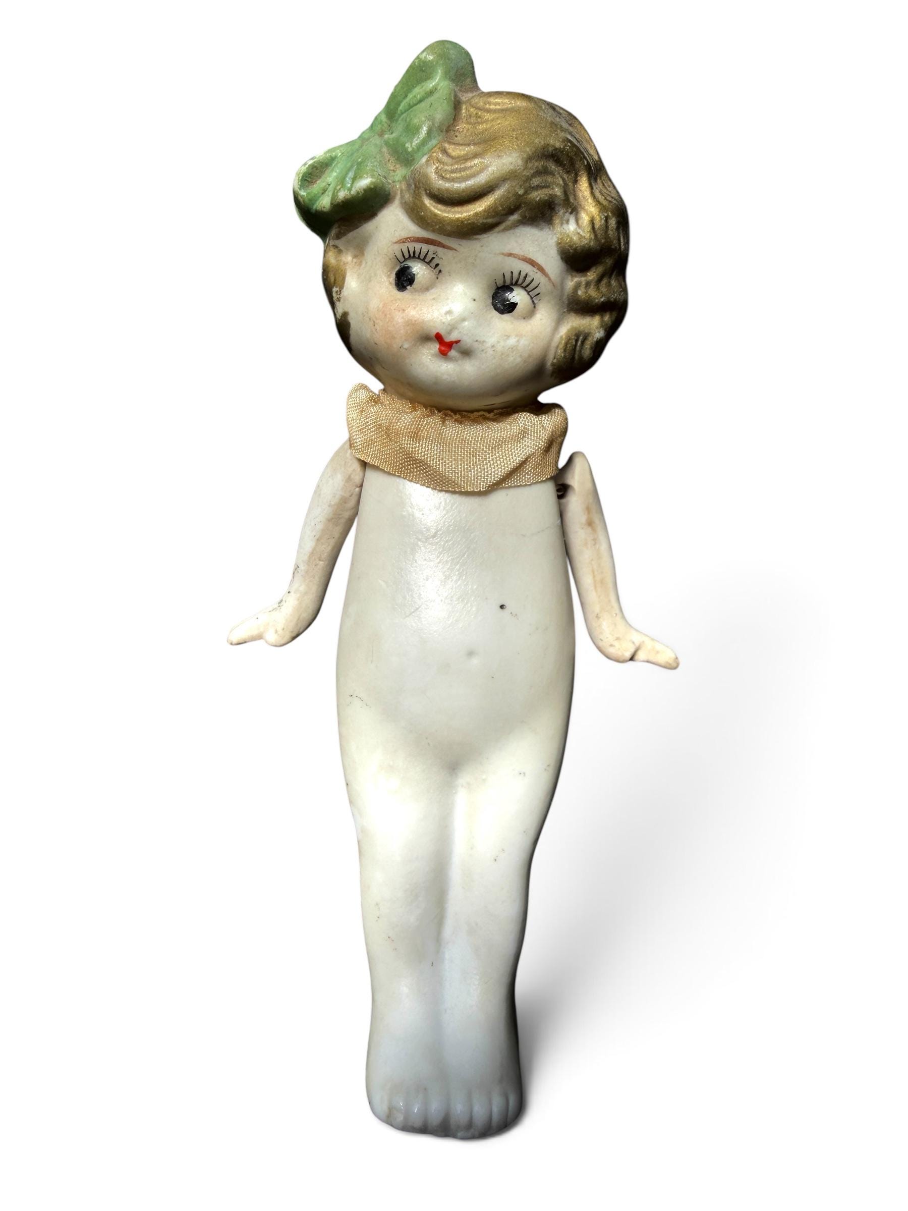 Vintage Bisque Kewpie Flapper Doll - Etsy