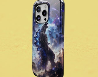 Etui na telefon Godzilla: legendarna wytrzymałość, nadruk na całej powierzchni do iPhone'a 17 Pro Max, 16e, 15, 14, 12, Samsunga S25 Ultra, S24 FE, A56, Pixela 10 XL, 9a