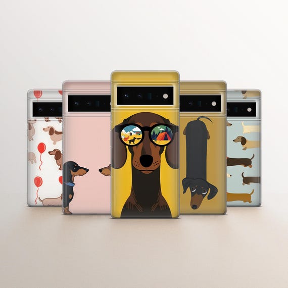 Sausage Dog Phone Dachund Dog Cover Fit for Google Pixel 9, 8A, 7A