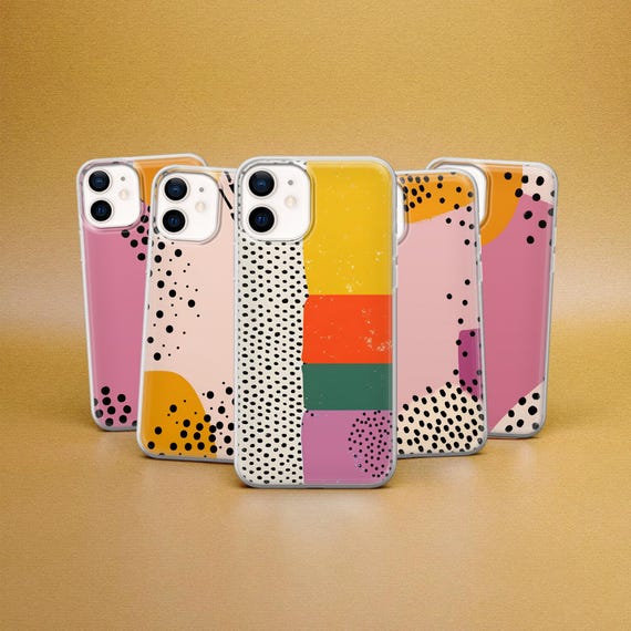 Polka Dot Phone Case Aesthetic Cover fit for iPhone 17 Pro Max, 16e, 15, 14, 13, 12, Samsung S26 Ultra, S25 FE, S24, A56, Pixel 10 XL, 9a, 8