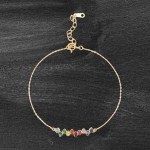 925 Sterling Silver Gold Plated Bracelet | Elegant Adjustable Jewelry