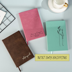 Personalisiertes Leder Journal, maßgeschneiderte Leder Journal, Journal mit Namen, personalisiertes Notizbuch, personalisiertes Tagebuch, Reisegröße, Papa Geschenk