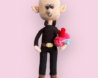 Love You to Death – Creepy Cute Valentine’s Day Gift. Size: 13 inches.