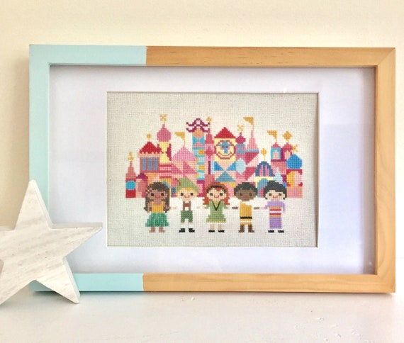 SUPERSIZED Fun Full Coverage Cross Stitch Pattern Digital -   Disney  cross stitch patterns, Disney cross stitch, Stitch disney