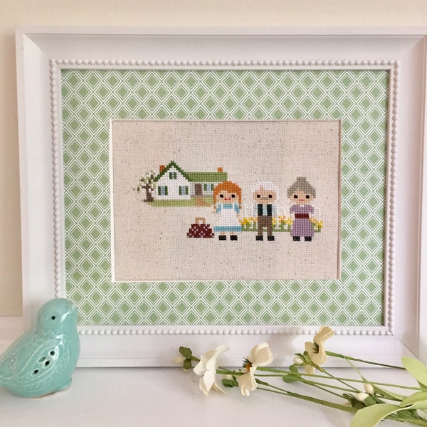 Green Gables Cross Stitch: Anne of Green Gables inspired-PDF Digital Download