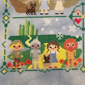 Road to the Emerald City Cross Stitch Pattern: Wizard of Oz Inspired Parody/Fan Art-PDF Instant Download