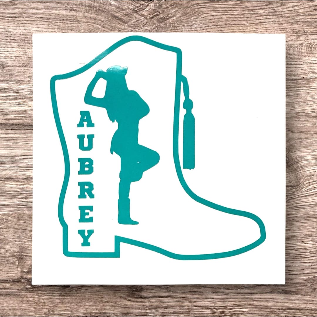 Drill Team Boot Vinyl Decal: Dance Squad Car, Cup, Decor - Etsy