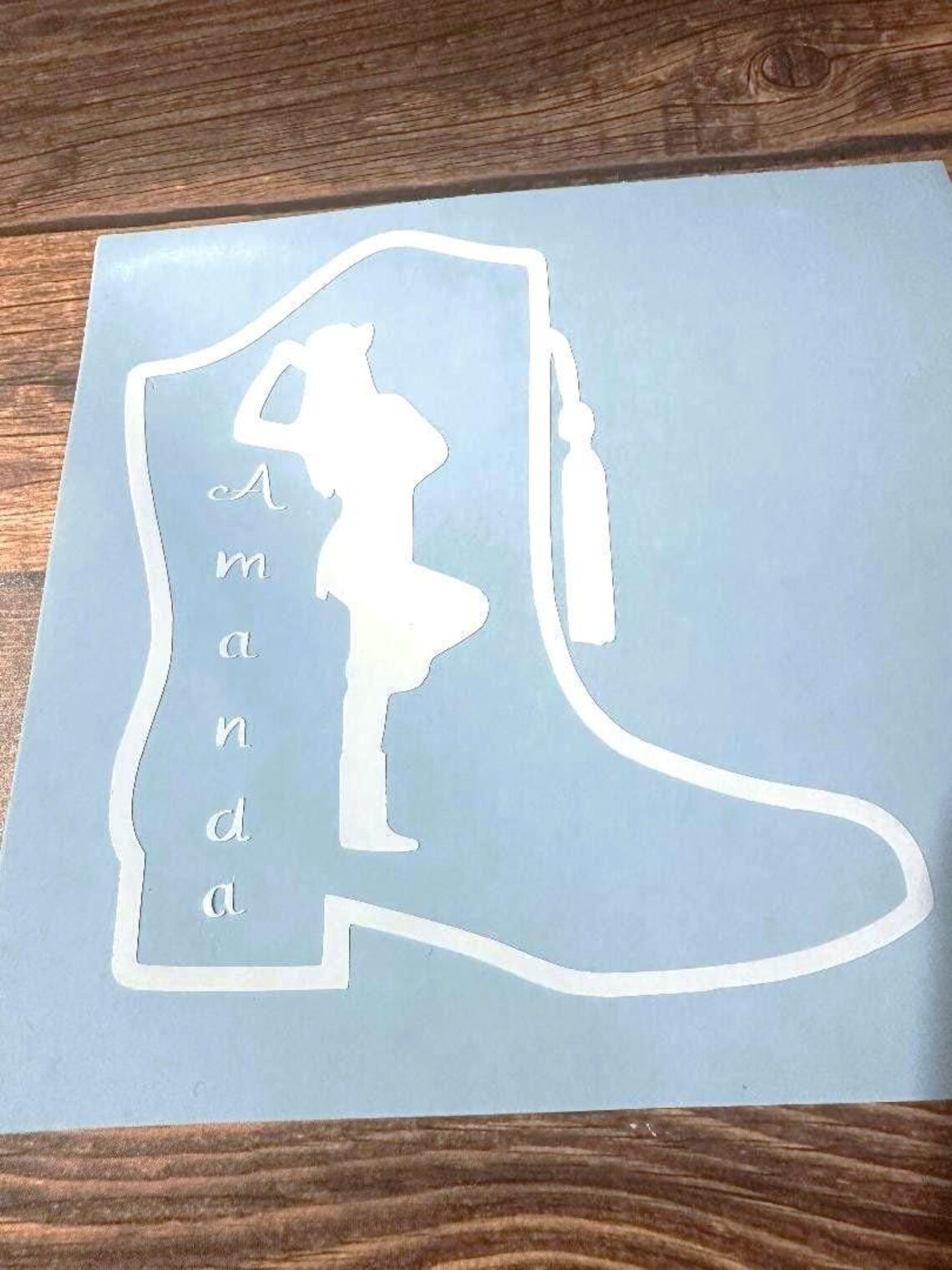 Drill Team Boot Vinyl Decal: Dance Squad Car, Cup, Decor - Etsy
