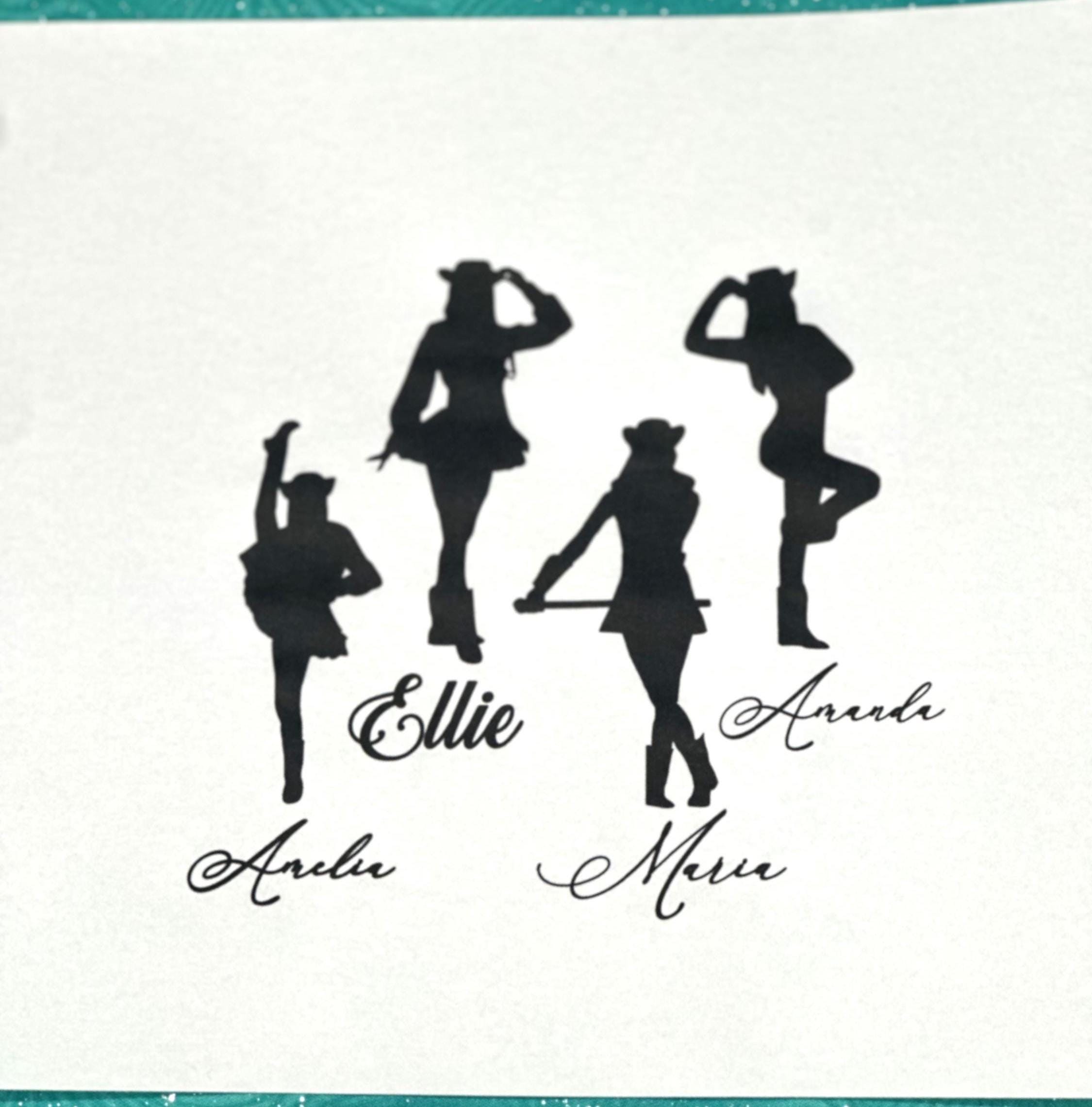 Drill Team Vinyl Decal: Dance Squad Sticker - Etsy