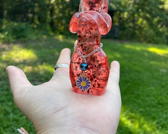 Special Edition Pele Muse Goddess Figurine, She Listens (statue, figurine, sculpture, sacred sites, Muse, island, priestess)