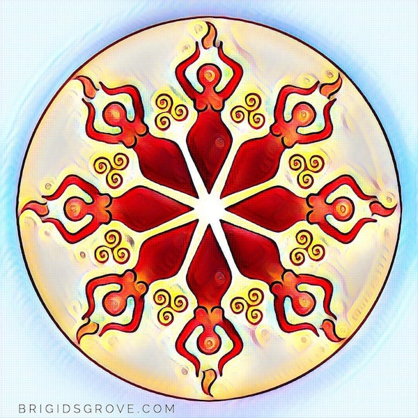 DIGITAL Tending Your Flame Ritual Recipe Kit (Brigid's Day, Imbolc, Brigid, ritual, ceremony)