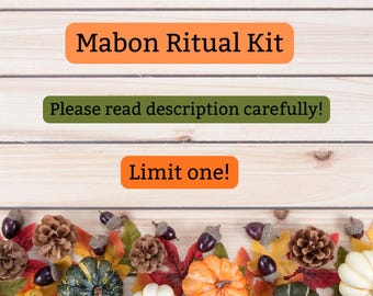 Mabon Magic Surprise Ritual Kit, Replenish, Hestia, Fall Equinox (limit one please)