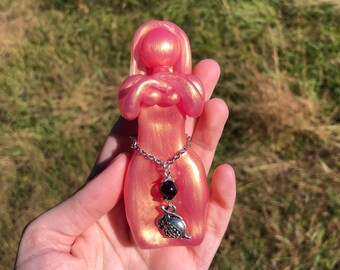 Underworld Queen Persephone She Listens Goddess Statue story Goddess