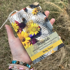 Replenish, pocket sized goddess devotional book (ritual, earth-based, sacred living, priestess, prayer, blessings)